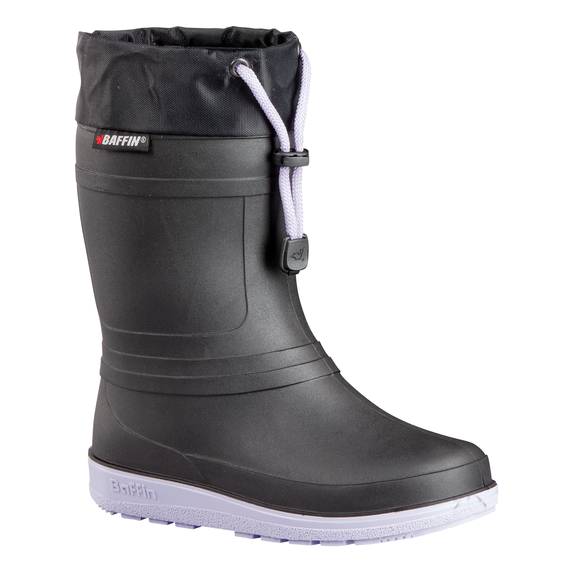 Baffin Kids Ice Castle Winter Boots  -  1 / Black/Lavender