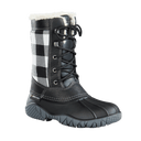 Baffin Womens Jasper Winter Boots  -  6 / White/Black Plaid