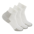 Thorlo Running Foot Protection Heavy Cushion Mini Crew 3-Pack Socks  -  Medium / White/Platinum