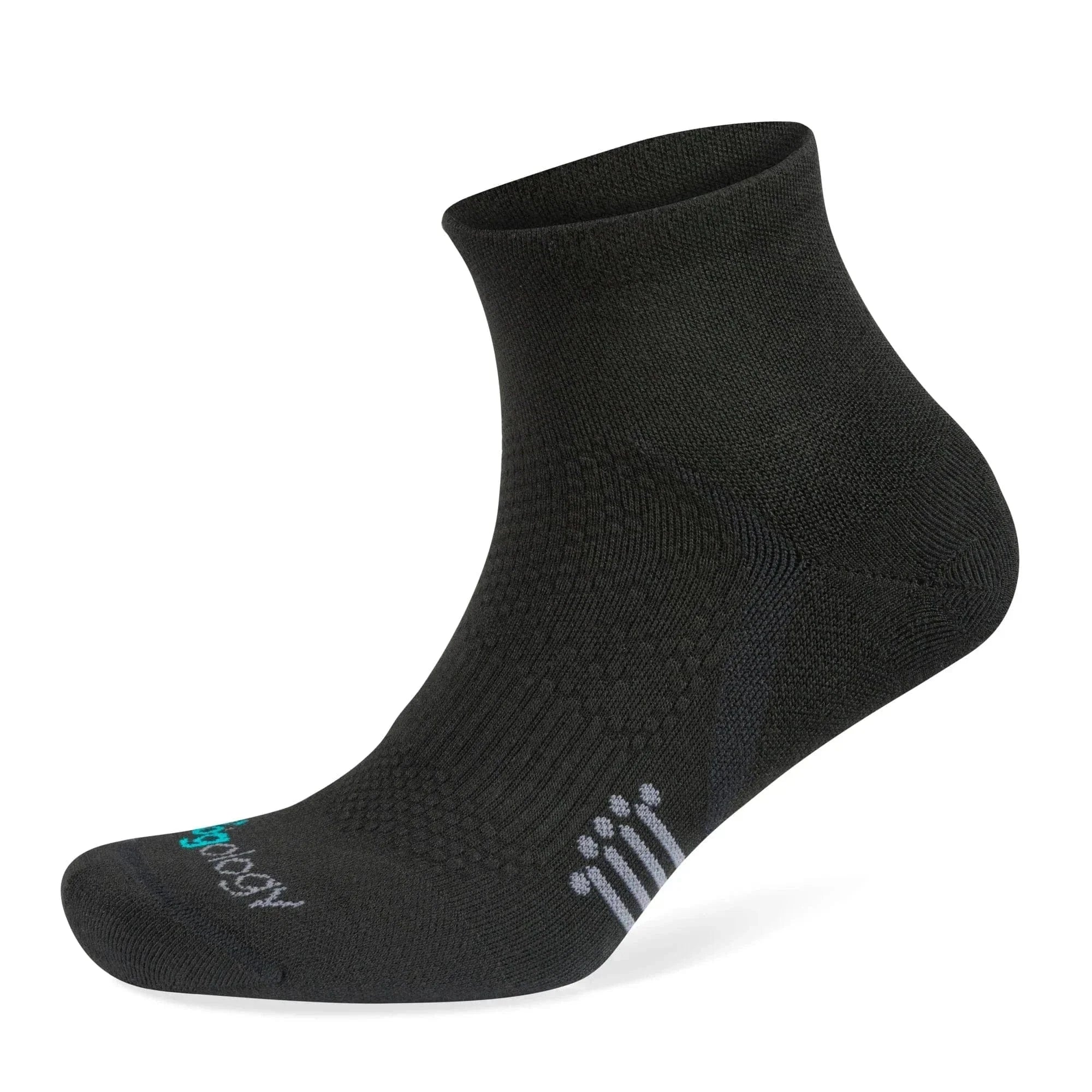 Jogology Medium Cushion Quarter Socks  -  Small / Black