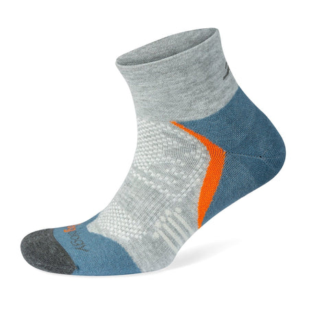 Jology Medium Cushion Quarter Socks  -  Small / Silver Gray