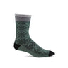 Sockwell Mens Cabin Therapy Essential Comfort Crew Socks  -  Medium/Large / Juniper