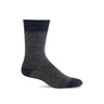 Sockwell Mens Marl Mixer Essential Comfort Crew Socks  -  Charcoal / Medium/Large