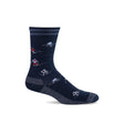 Sockwell Mens Ski Patrol Essential Comfort Crew Socks  -  Medium/Large / Navy