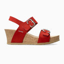 Mephisto Womens Lissandra Sandals  -  6 / Scarlet Sandalbuck