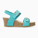 Mephisto Womens Lissandra Sandals  -  6 / Turquoise Sandalbuck