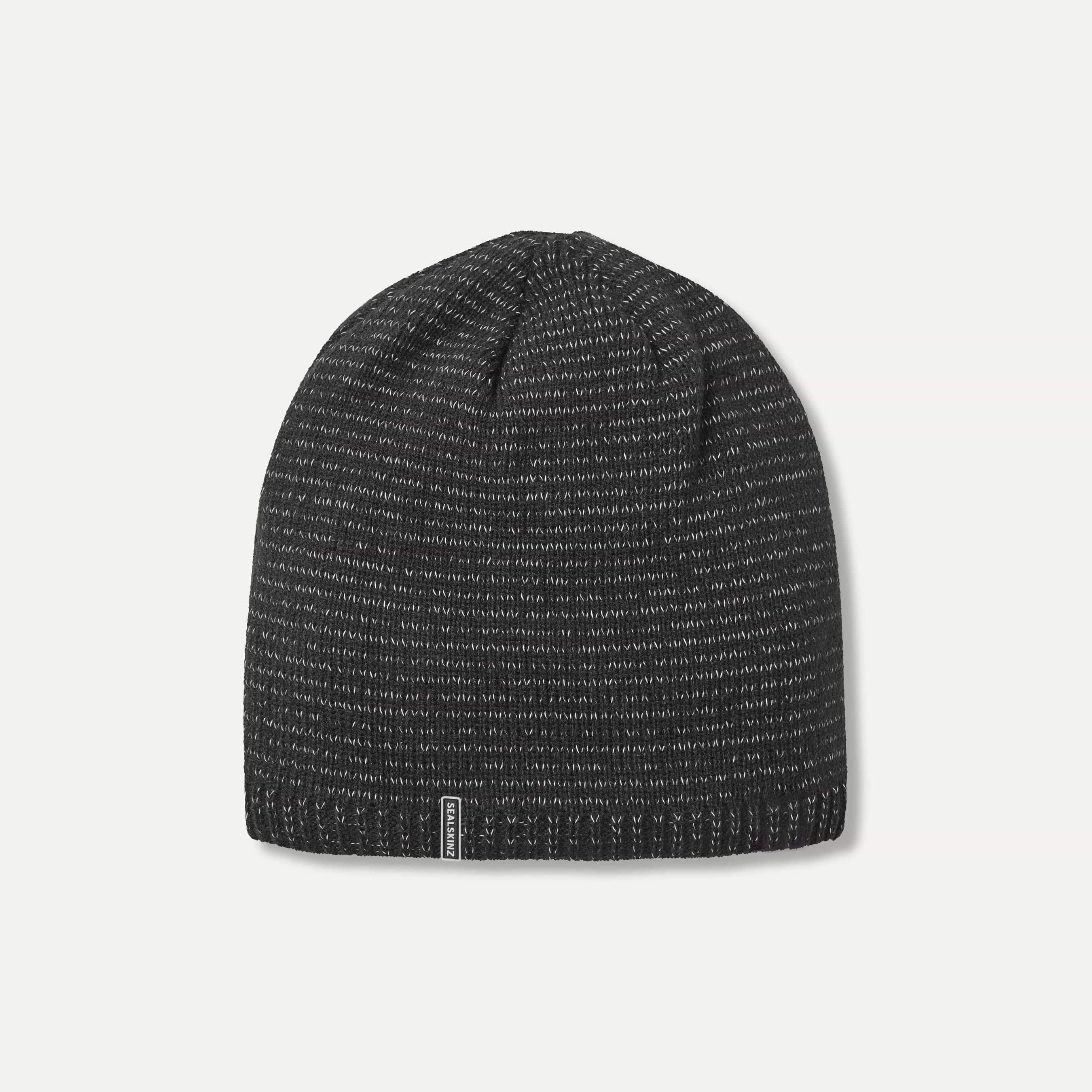 Sealskinz Loddon Waterproof Cold Weather Reflective Beanie  -  Small / Black