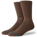 Stance Mens Icon Crew Socks  -  Medium / Brown