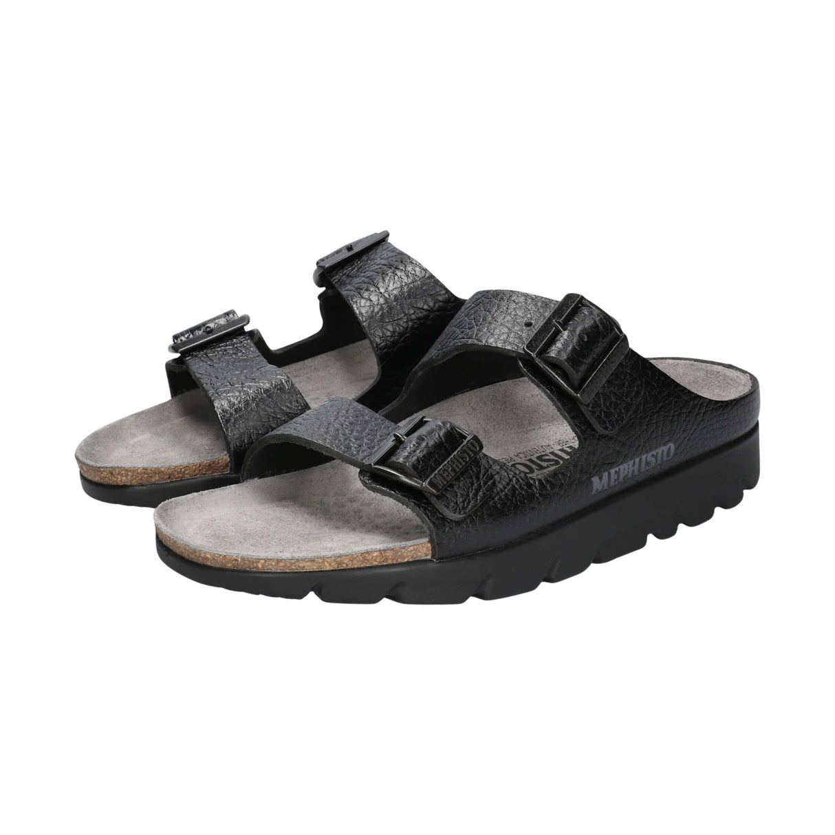 Mephisto Mens Zonder Sandals  -  8 / Black