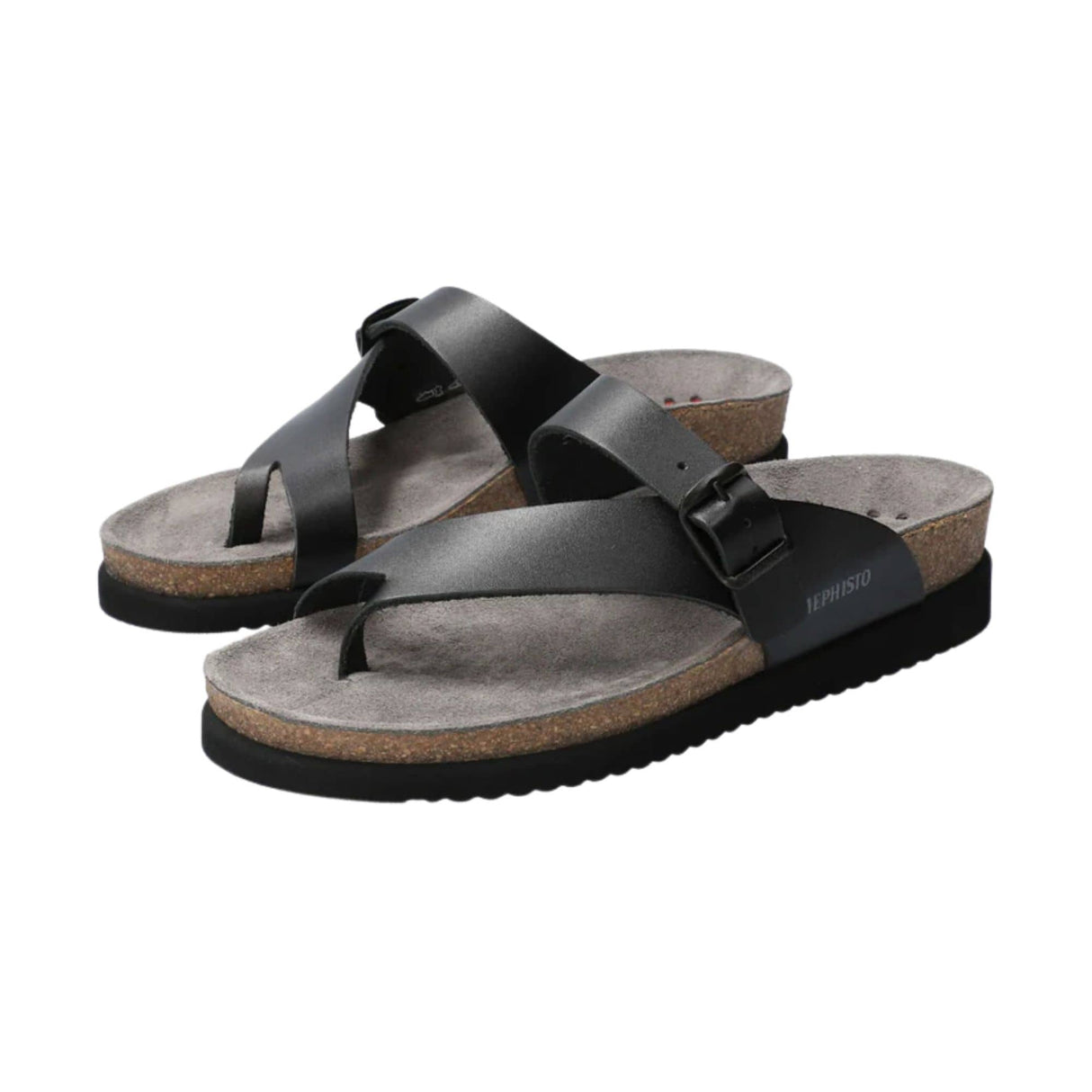 Mephisto Womens Helen Classics Sandals  -  5 / Black Waxy