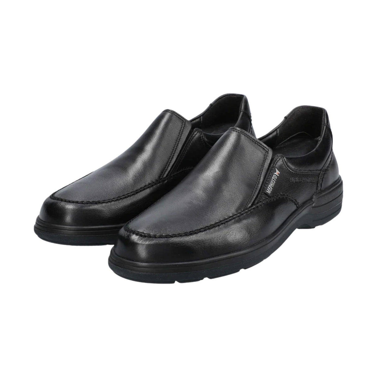 Mephisto Mens Davy Shoes  -  8 / Black