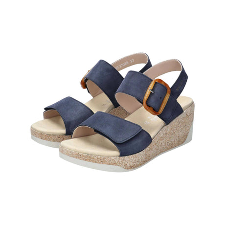 Mephisto Womens Giulia Sandals  -  10 / Jeans Blue