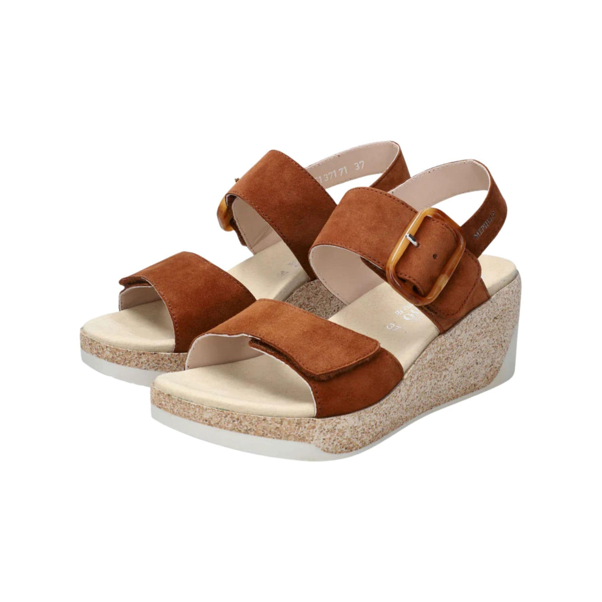 Mephisto Womens Giulia Sandals  -  8 / Hazelnut
