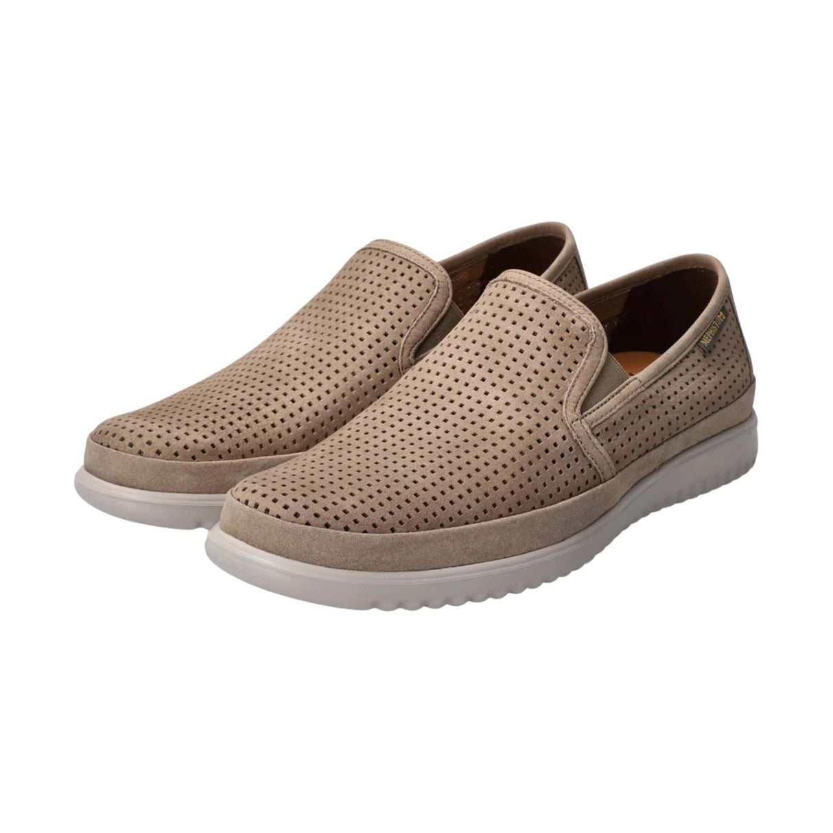 Mephisto Mens Tiago Slip-Ons  -  8 / Sand
