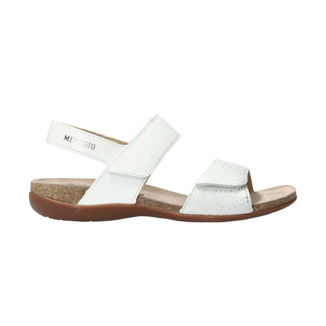 Mephisto Womens Agave Sandals  -  6 / White Silk/Belem