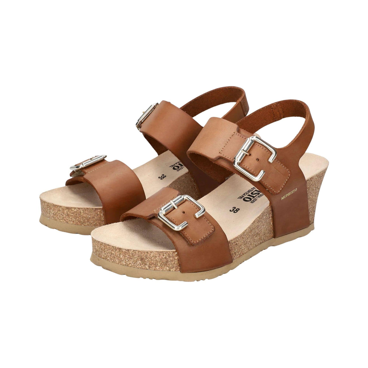 Mephisto Womens Lissandra Sandals  -  6 / Camel
