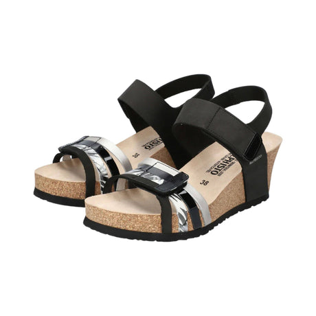 Mephisto Womens Lucia Sandals  -  6 / Black Multi