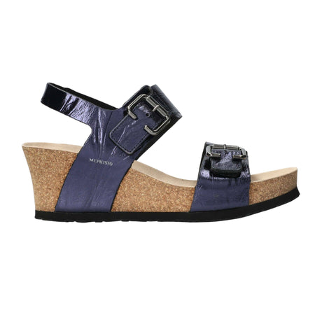 Mephisto Womens Lissandra Sandals  -  6 / Blue Etna