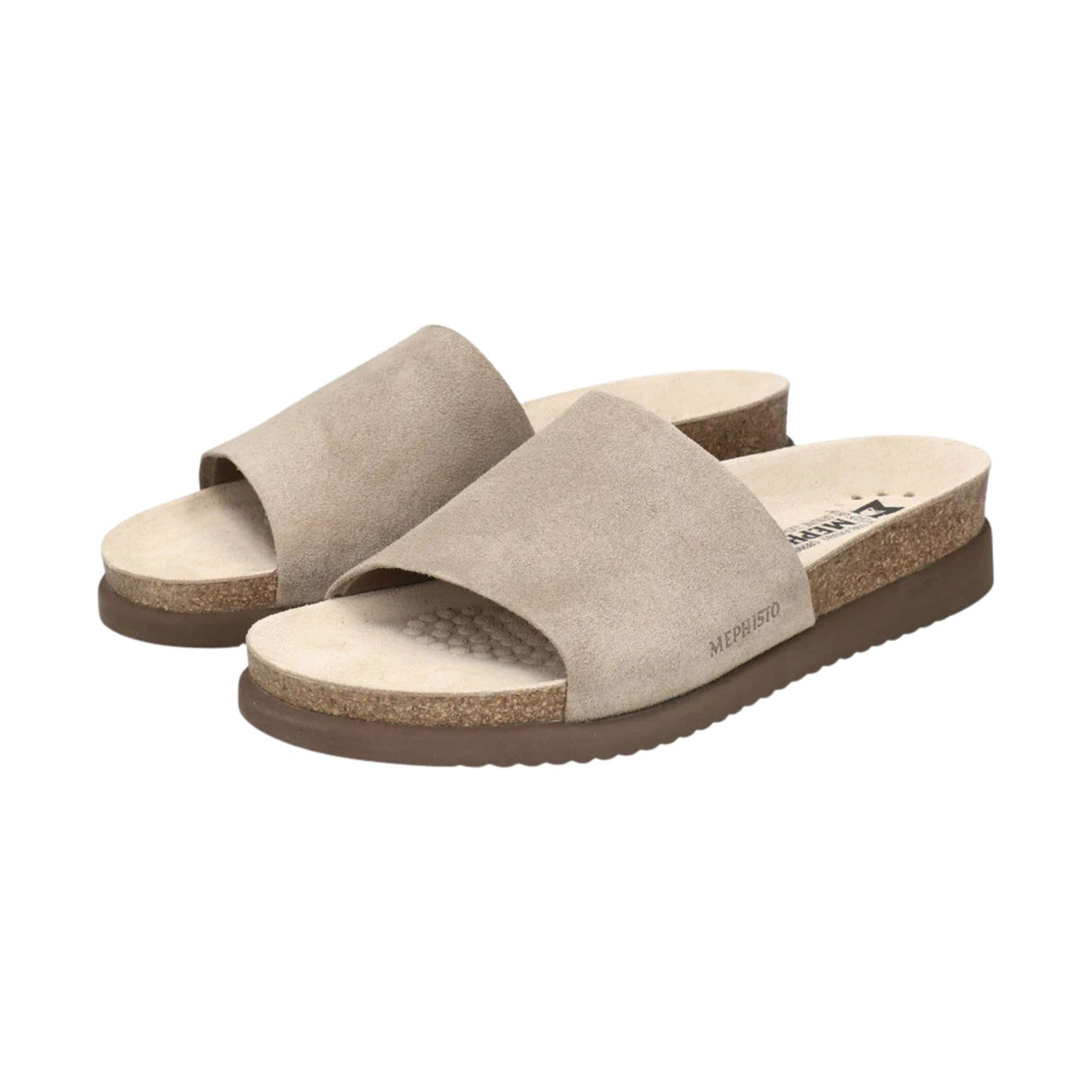 Mephisto Womens Hanik Sandals  -  5 / Warm Grey