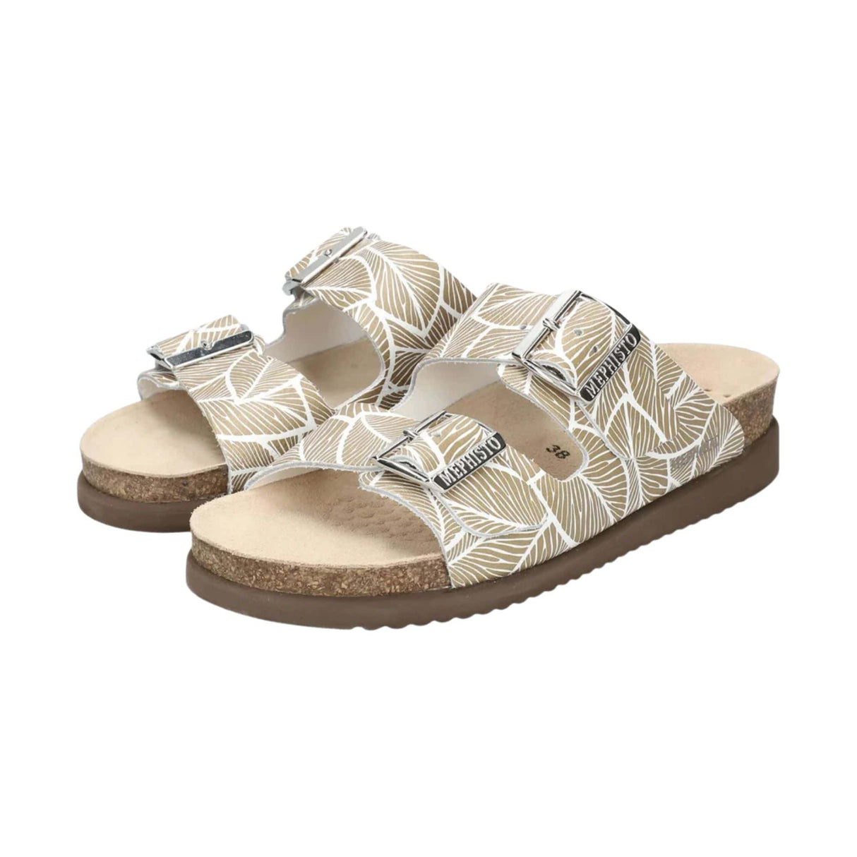 Mephisto Womens Hester Sandals  -  6 / Camel Panama