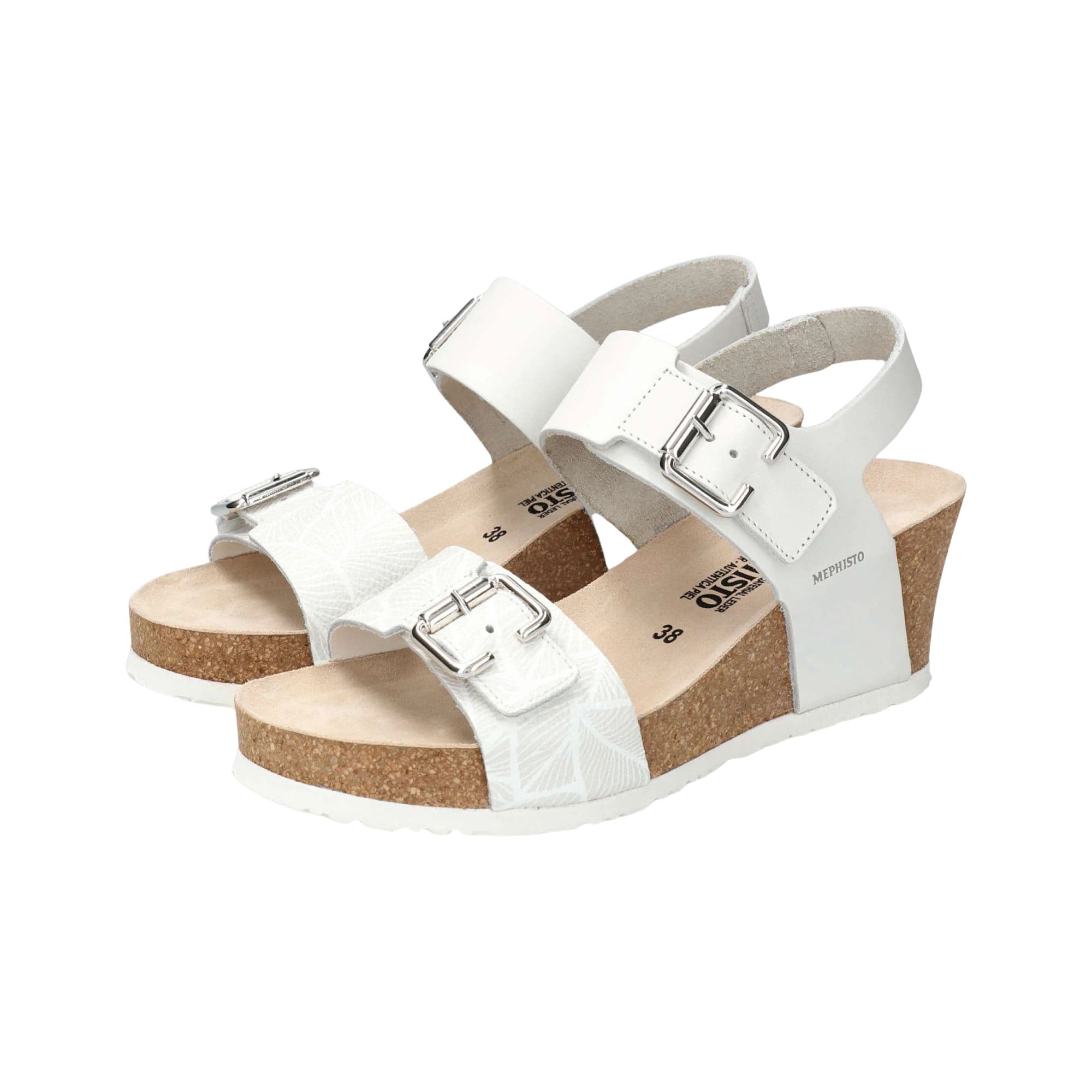 Mephisto Womens Lissandra Sandals  -  6 / White