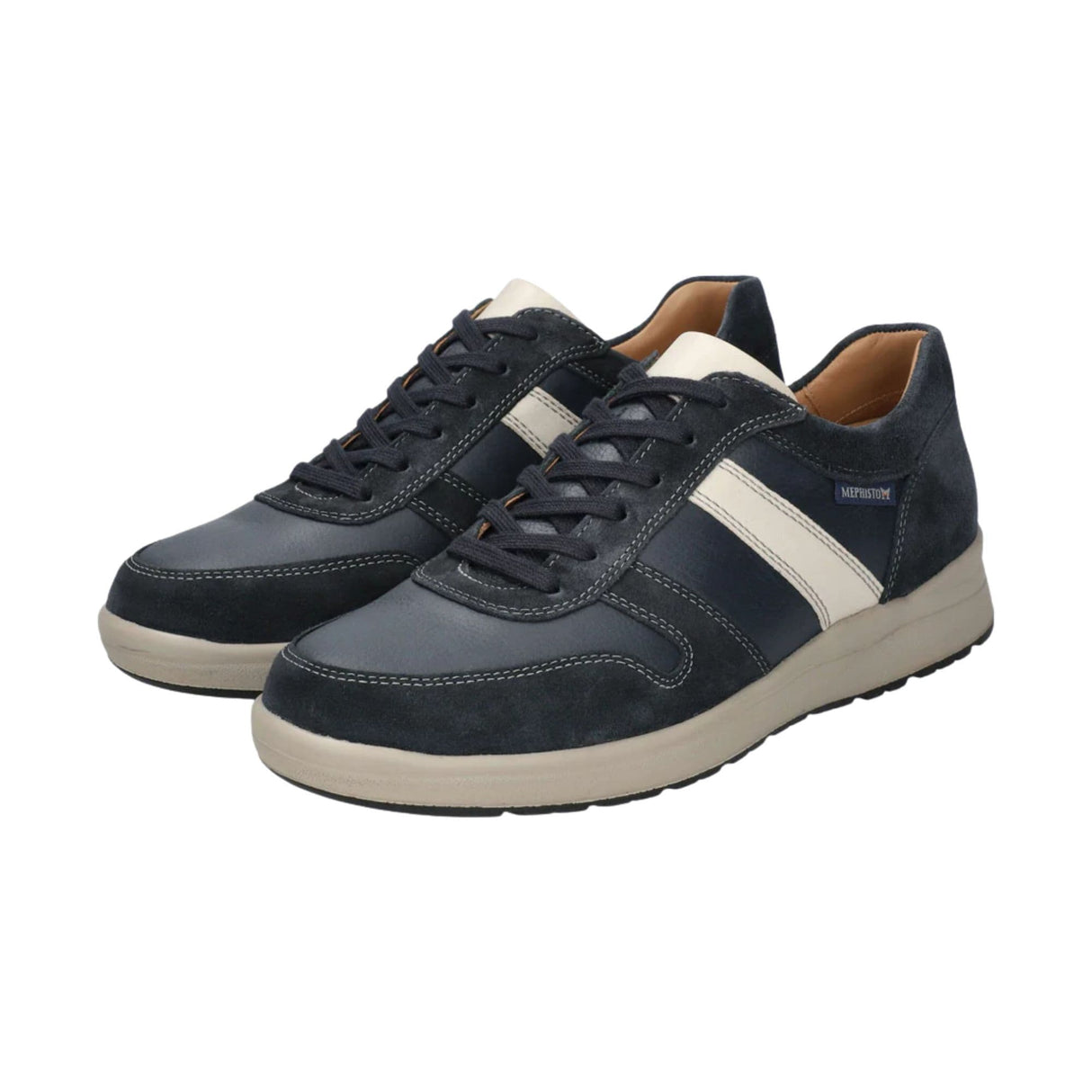 Mephisto Mens Vito Shoes  -  8 / Blue