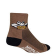 SockGuy Meowdy Classic 3 Inch Crew Socks  -  Small/Medium