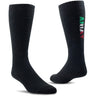 Ariat Cotton Mid-Calf 3-Pack Socks  -  Medium / Mexico Black