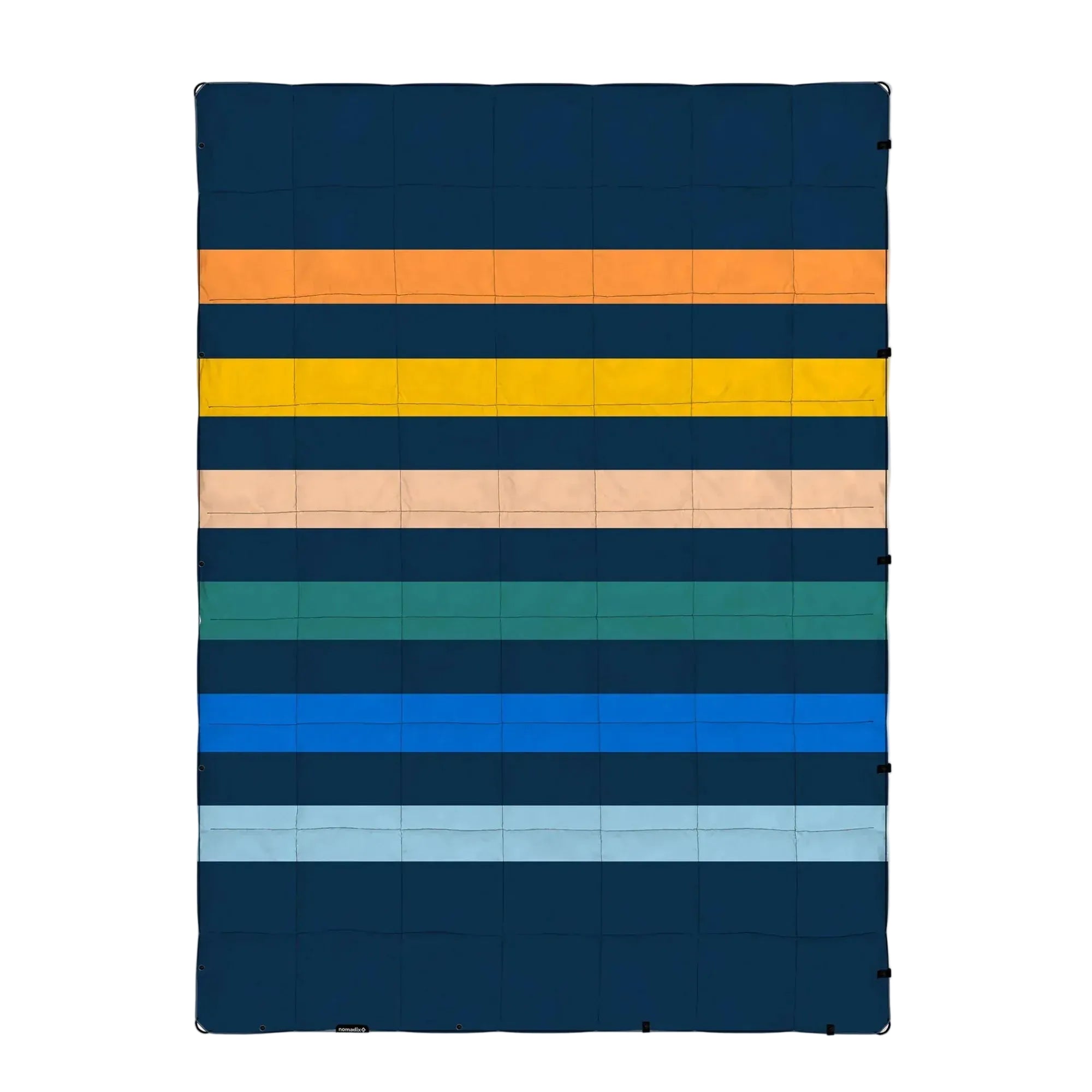 Nomadix Graphene Puffer Blanket  -  Retro - Multi