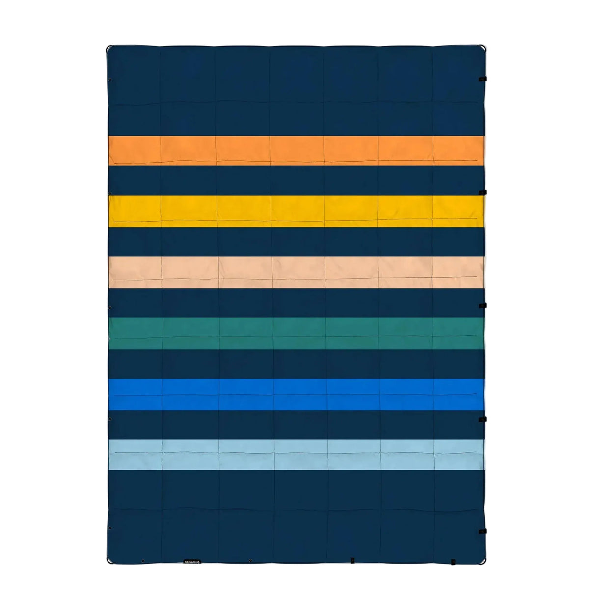 Nomadix Graphene Puffer Blanket  -  Retro - Multi