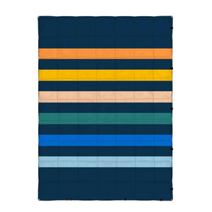 Nomadix Graphene Puffer Blanket  -  Retro - Multi