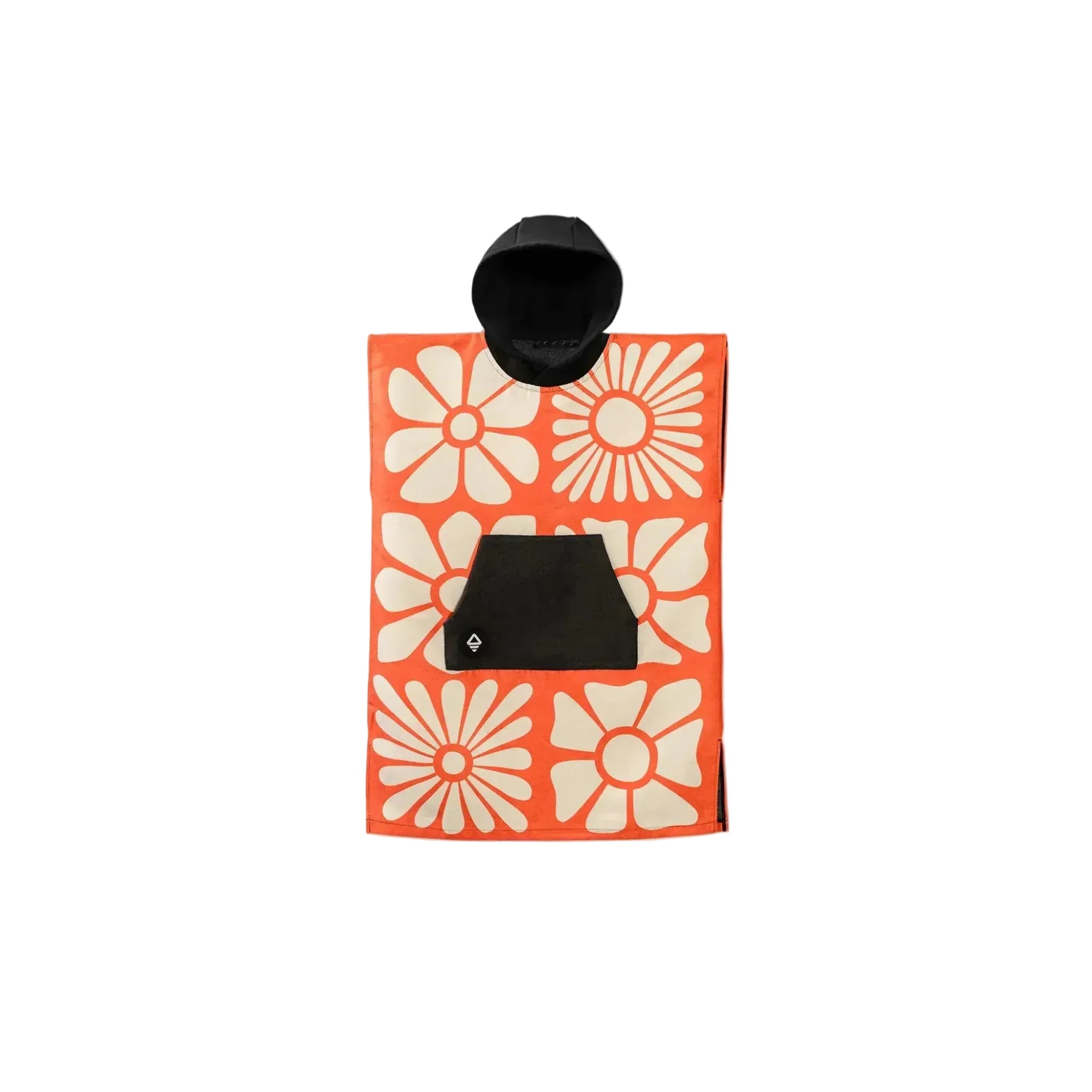 Nomadix Kids Changing Poncho  -  Little Kids / Big Flowerbed - Expedition Orange