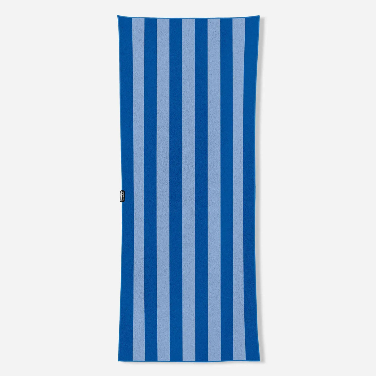 Nomadix Organic Cotton Beach Towel  -  Cabana Stripe - Coastal Blue