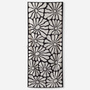 Nomadix Organic Cotton Beach Towel  -  Lazy Daisy - Black