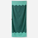 Nomadix Organic Cotton Beach Towel  -  Lounge - Teal Ocean
