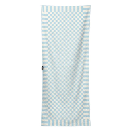 Nomadix Original Towel  -  Checked Out - Pale Blue Sky