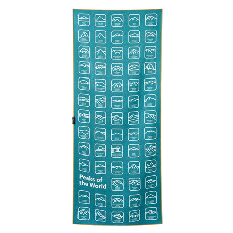 Nomadix Original Towel  -  Peaks of the World - Teal Ocean