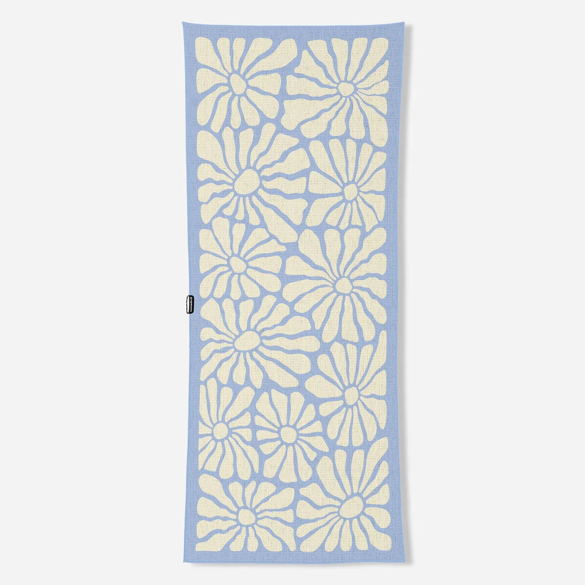 Nomadix Organic Cotton Travel Towel  -  Lazy Daisy - Coastal Blue