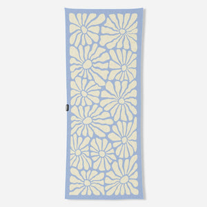 Nomadix Organic Cotton Travel Towel  -  Lazy Daisy - Coastal Blue