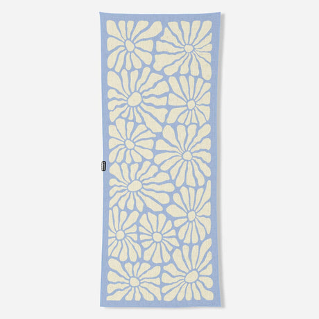 Nomadix Organic Cotton Travel Towel  -  Lazy Daisy - Coastal Blue