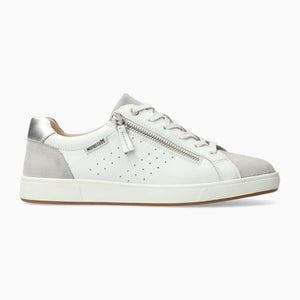 Mephisto Womens Nikita Sneakers  -  5.5 / Light Grey Valcalf