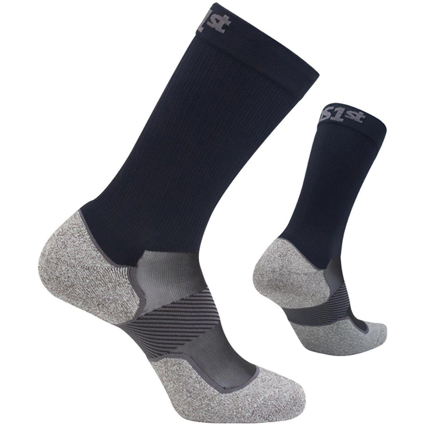 OS1st Pickleball Crew Socks  -  Small / Black