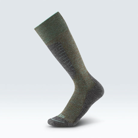 Gordini Womens Winhall Midweight Over-the-Calf Ski Socks  -  Small / Olive Gray