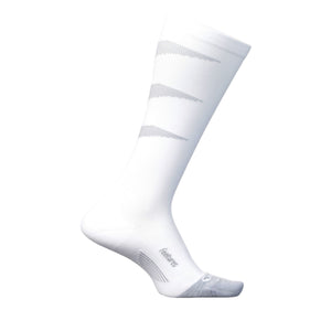 Feetures Graduated Compression Light Cushion Knee High Socks  -  Small / White