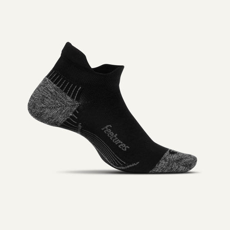 Feetures Plantar Fasciitis Relief Light Cushion No Show Socks  -  Small / Black