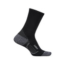 Feetures Plantar Fasciitis Relief Light Cushion Mini Crew Socks  -  Medium / Black