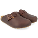 Haflinger Mens Porto Clogs  -  39 / Marron