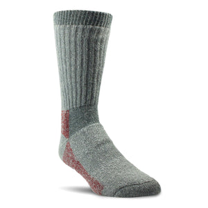 Woolrich Heavyweight Wool Crew Socks  -  Large / Charcoal Lava