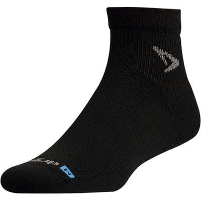 Drymax Running 1/4 Crew Socks  -  Small / Black
