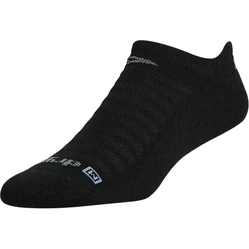 Drymax Running Lite-Mesh No Show Tab Socks  -  Small / Black